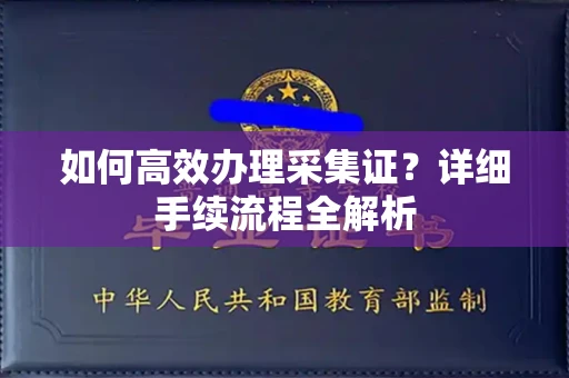 无锡如何高效办理采集证?详细手续流程全解析